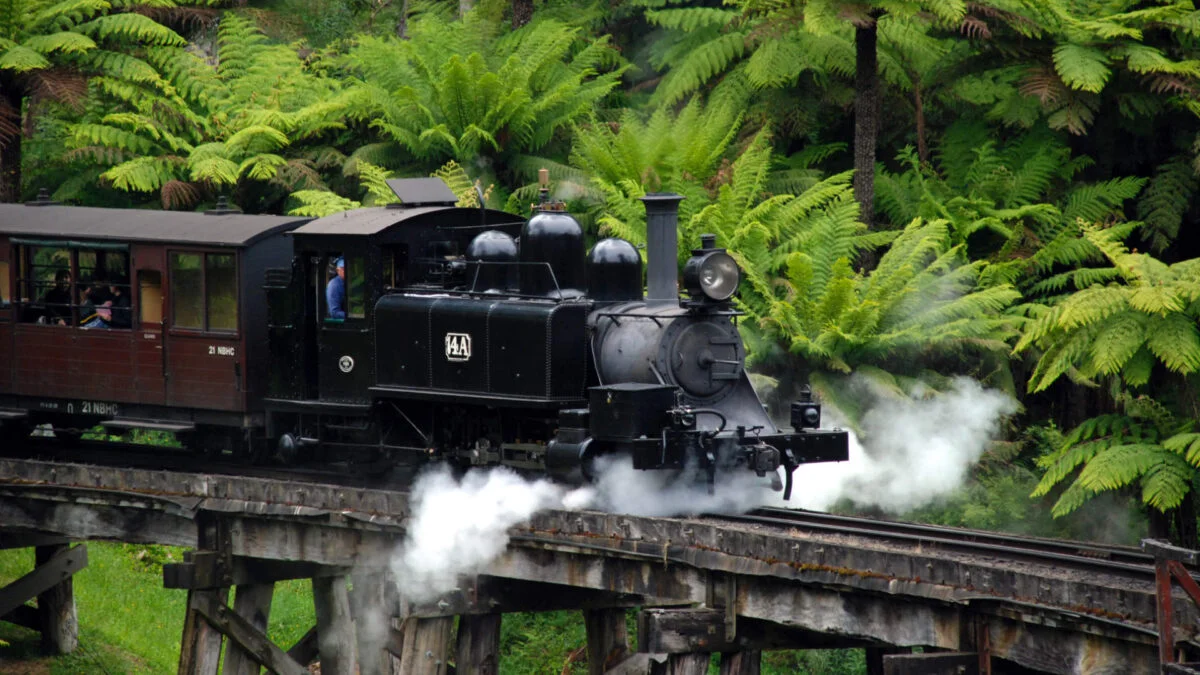 Puffing Billy steam train